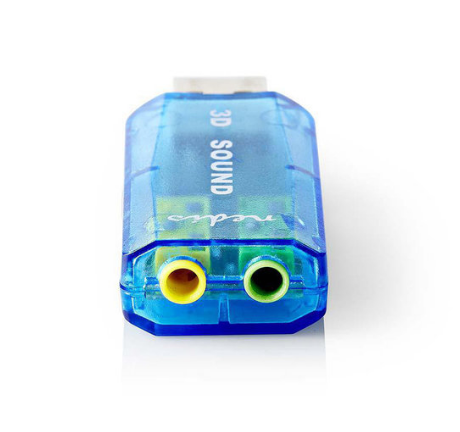Geluidskaart - 3D-sound 5.1 - USB 2.0 - Dubbele 3.5 mm connector