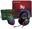 T-WOLF TF400 4-in-1 Gaming Set – RGB Toetsenbord, Muis, Headset en Muismat