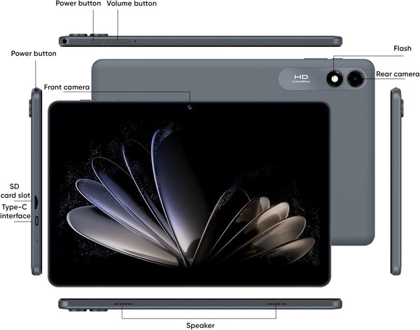 COLORROOM C3 Pro 10.1″ Tablet PC NIEUW & Gesealed (Inclusief blauwe hoes)