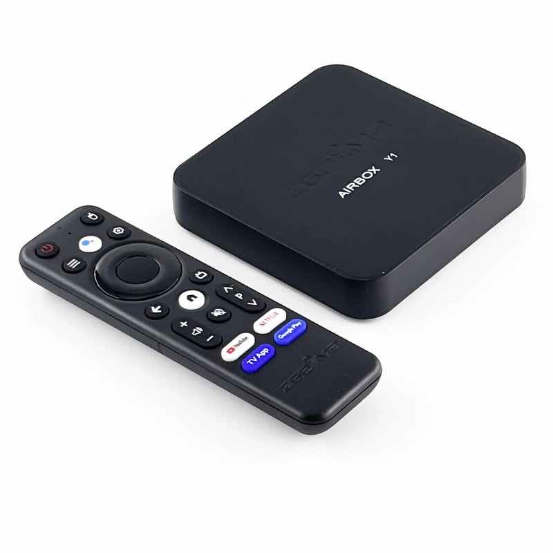 Zgemma AIRBOX Y1 4K HDR Android TV Box - TVApp - UHD - Chromecast