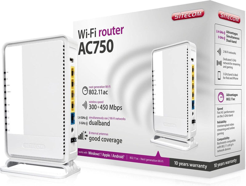 WiFi Router X5 AC750 - Sitecom
