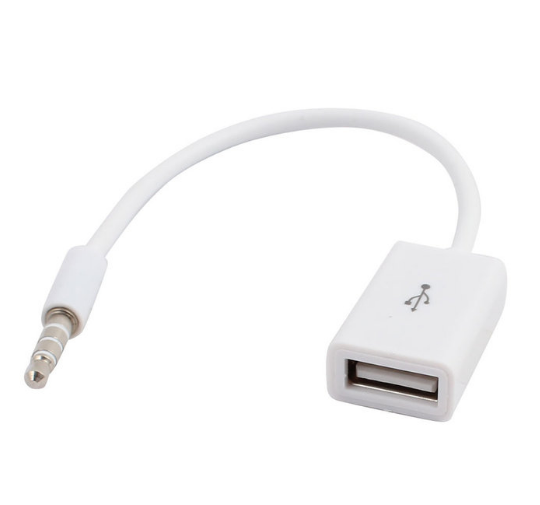 3.5mm Audio AUX Kabel naar USB 2.0 Kabel Adapter Universeel