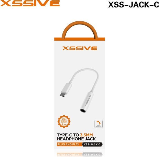 Xssive Type C - Audio Jack 3.5mm Adapter