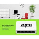 Zazitec 5-poorts netwerk switch